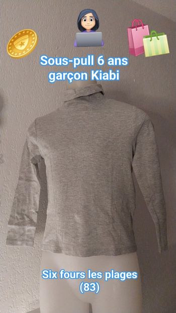 Sous-pull 6 ans garçon Kiabi