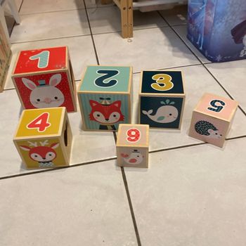 Cube bois à empiler Janod