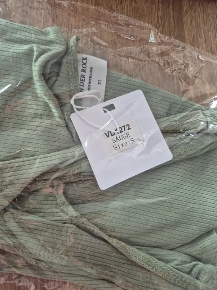 Débardeur Sauge Femme Taille S/36 - photo numéro 3