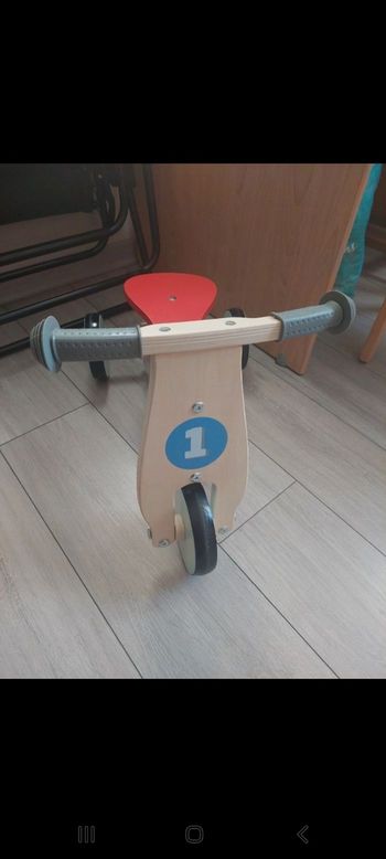Draisienne en bois 3 roues