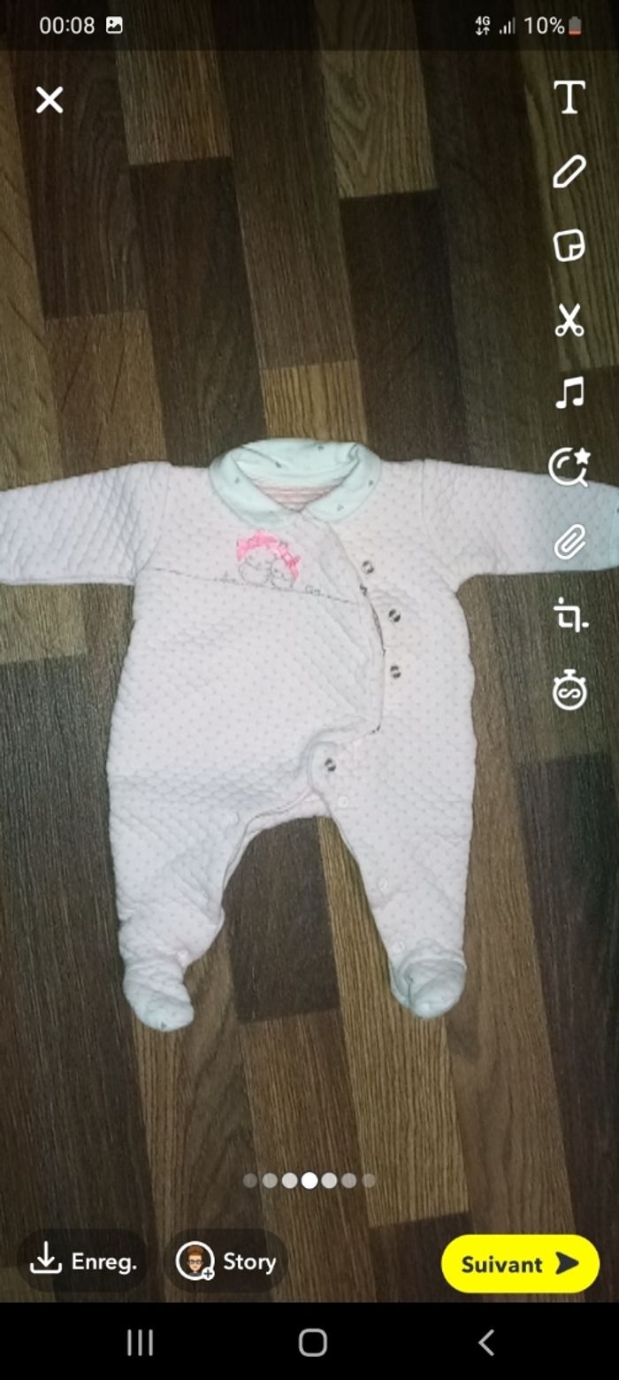 Lot bebe fille 0-1m - photo numéro 3