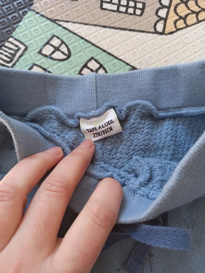 Jogging bleu indien - photo numéro 2