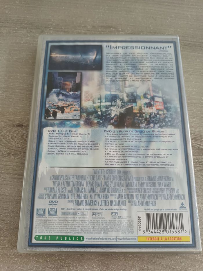 Dvd Le jour d'après - photo numéro 2