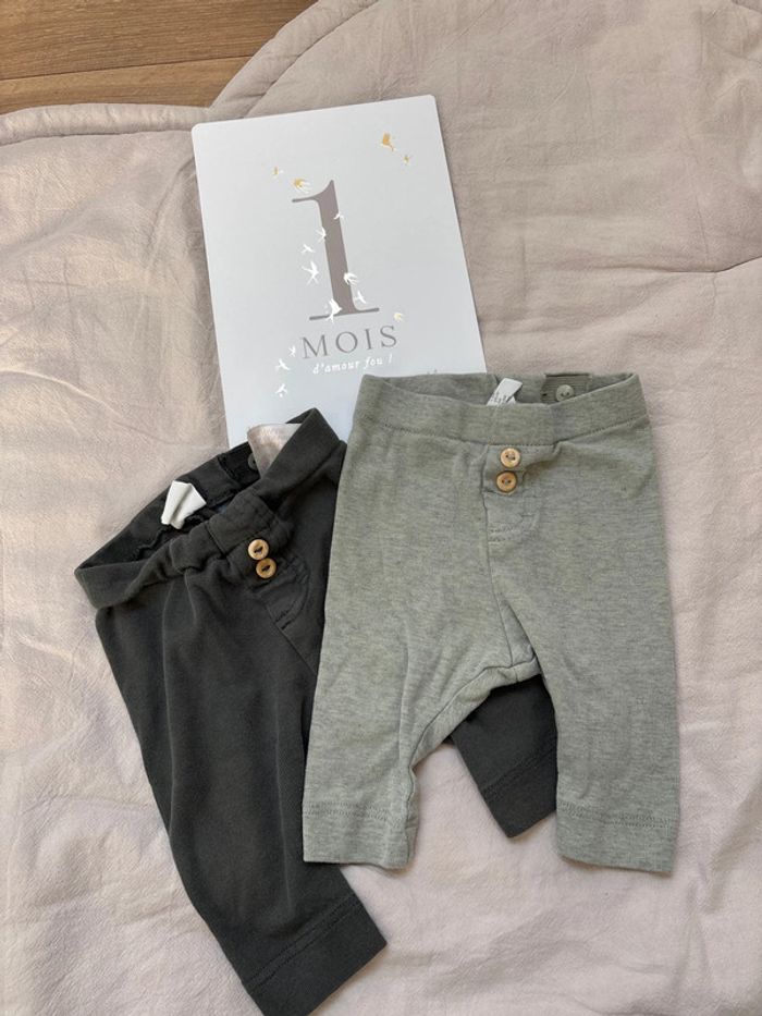 Lot legging H&M 1 mois 56cm