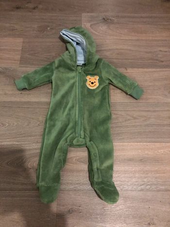 Combi pilote capuche 6/9 mois