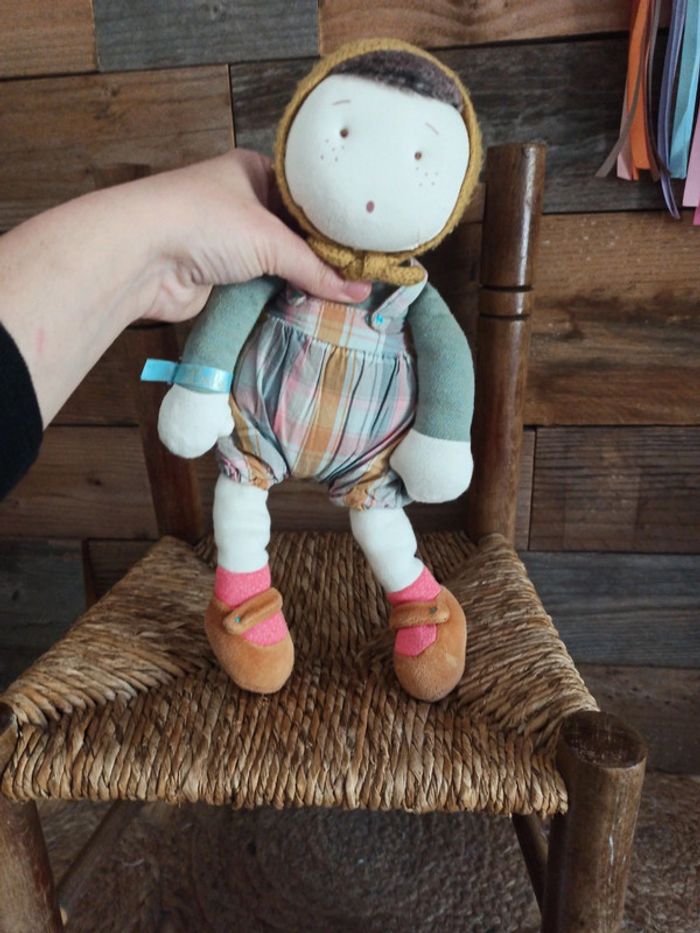 Peluche les coquettes moulin roty boy doll - photo numéro 6