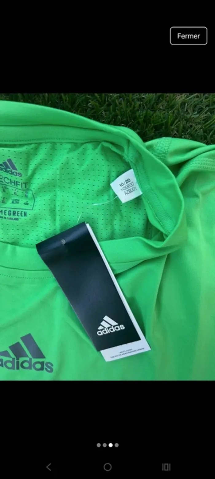 T-shirt manche longue Adidas LS Top - photo numéro 4