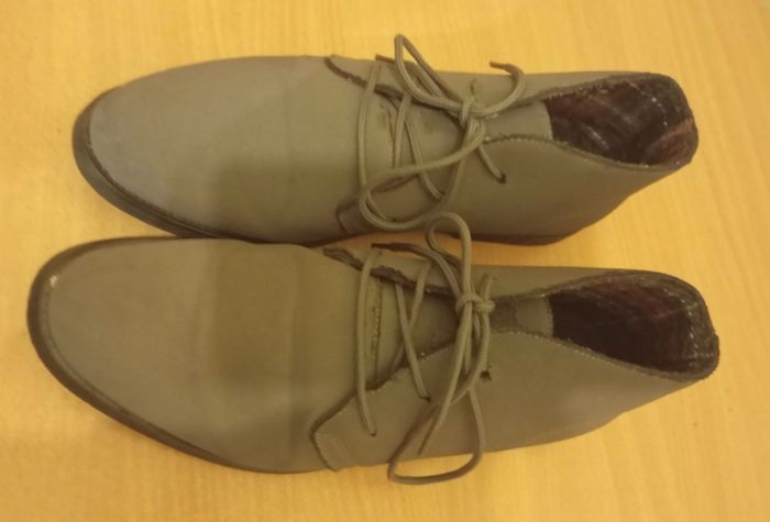 Chaussures Derby daim gris clair pour Hommes