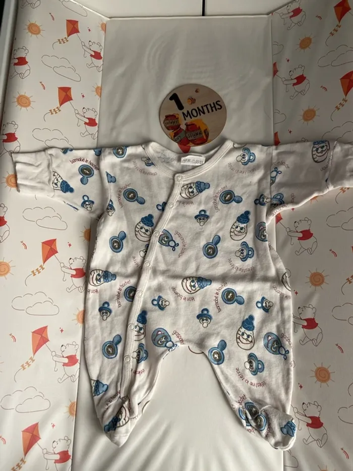 Pyjama été taille 1 mois mixte