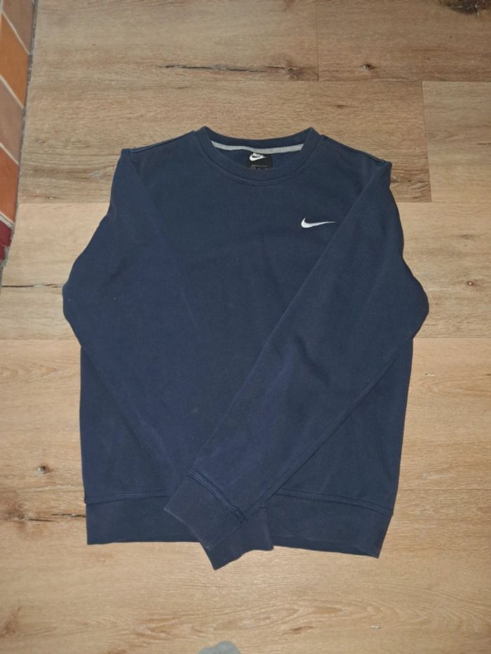 Pull nike bleu marin taille S - photo numéro 2