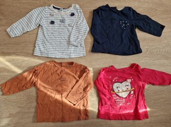 Lot de t-shirts 12 mois