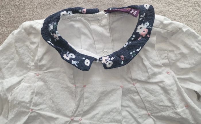 Ensemble Blouse ML légère blanche & short marine à fleurs - 18M - Sergent Major (BE avec defauts)) - photo numéro 20