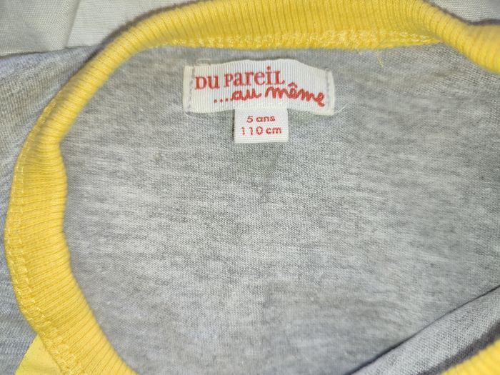 T-shirt garçon 5 ans / Du pareil au même... - photo numéro 4