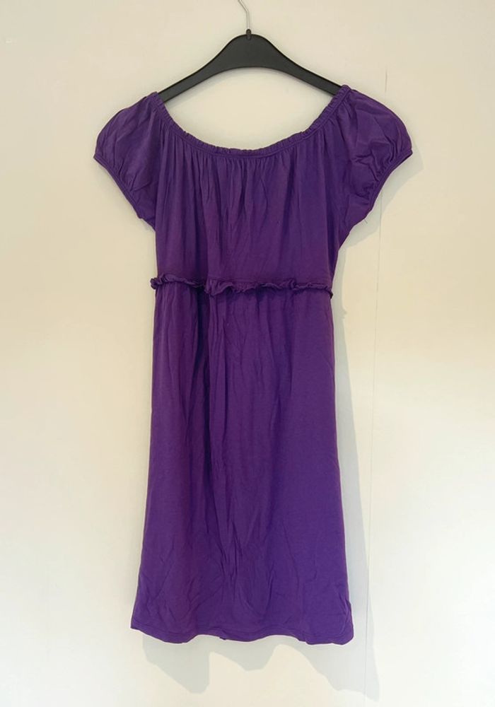 Robe tunique Zara violette - photo numéro 3