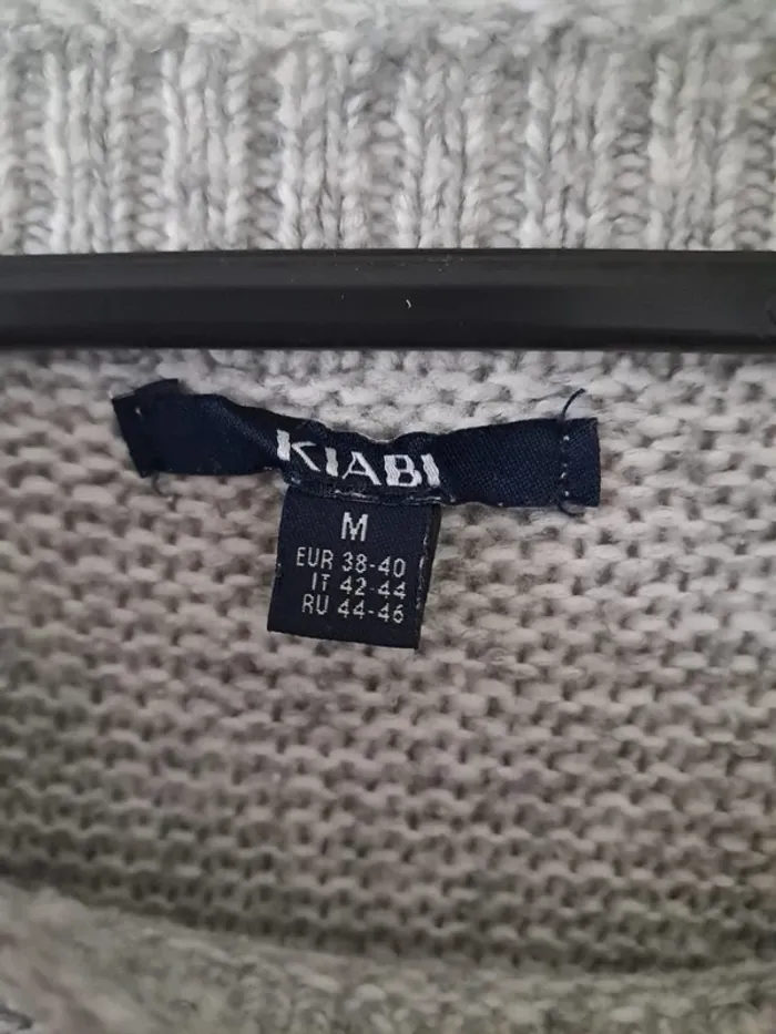 Pull gris kiabi taille M - photo numéro 3