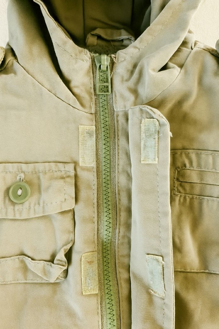 Veste mi-saison kaki 6 mois – doublée - photo numéro 3