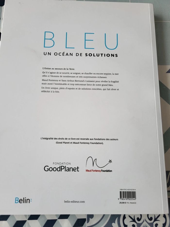 Livre Bleu un océan de solutions - photo numéro 2