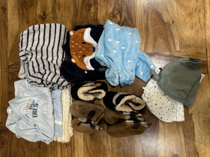 Lot vêtements bébé 1 mois garçon