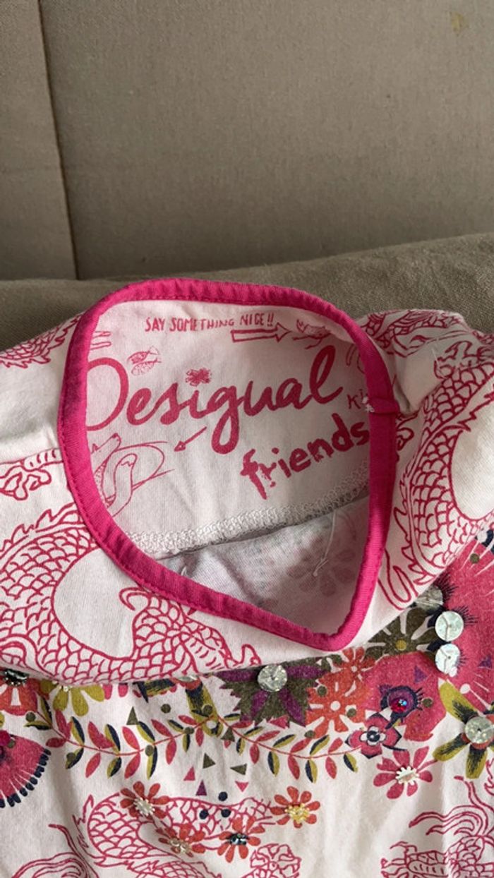 Robe fille desigual taille 2 3 ans 🌺 🐉 - photo numéro 2