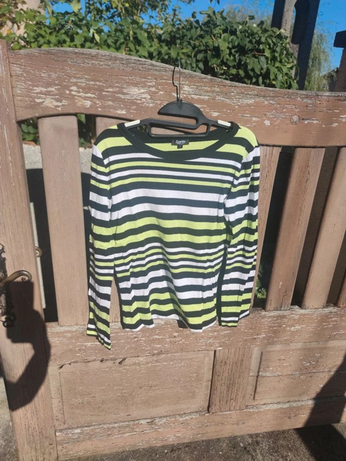 T shirt manche longue taille 3 zamba