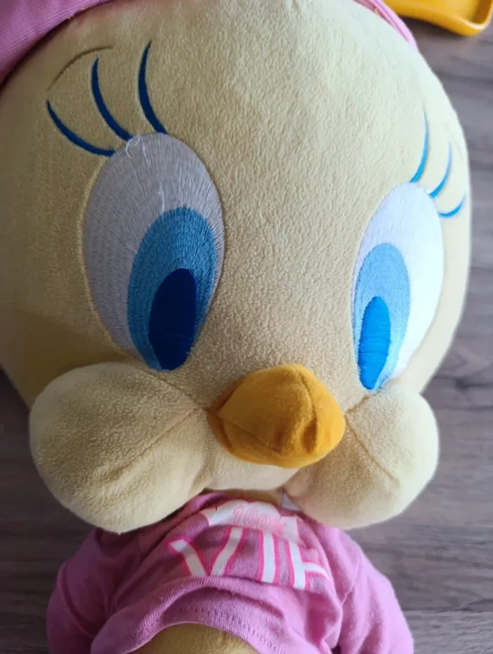 Grosse peluche Titi rose - photo numéro 2