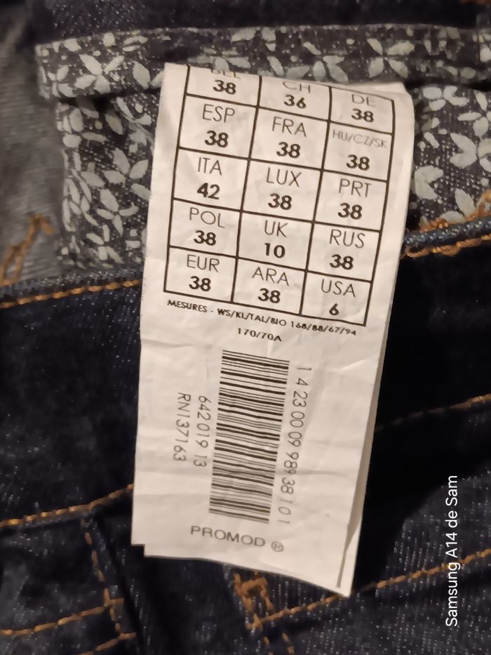 Jean femme promod 38 - photo numéro 4