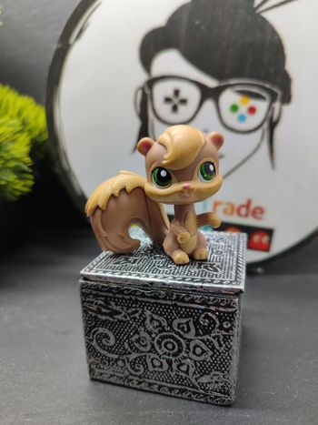 Lps01028 My Littlest Petshop Lps Pet Shop Chipmuk Squirrel Écureuil 1372