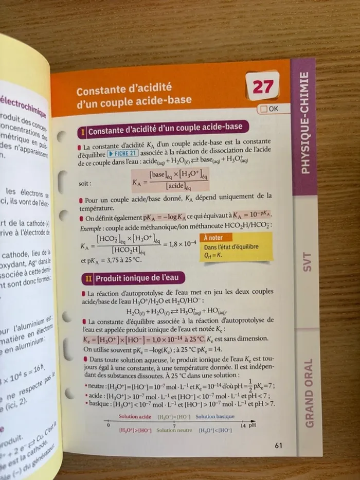 Fiches Bac - Mes 2 spécialités physique / svt - Terminale générale - photo numéro 3