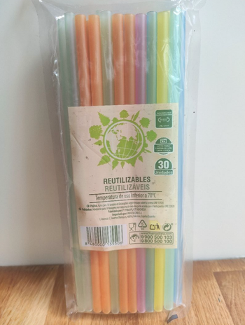 30 pailles réutilisables