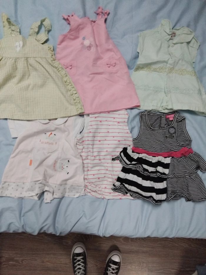 Lot robes 6 mois fille été