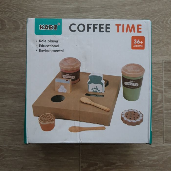 Jouet en bois Set pause café NEUF