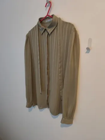Blouse verte Gaston jaunet 40 made in France
