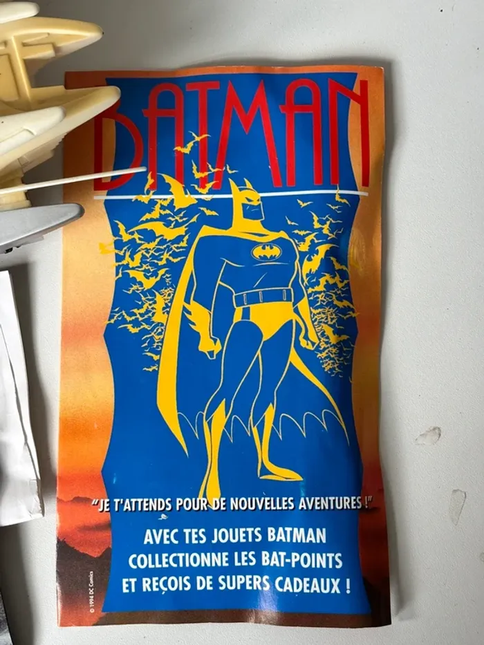Véhicule voiture Batman figurine vintage complet Kenner la série animée , patrouilleur polaire - photo numéro 13