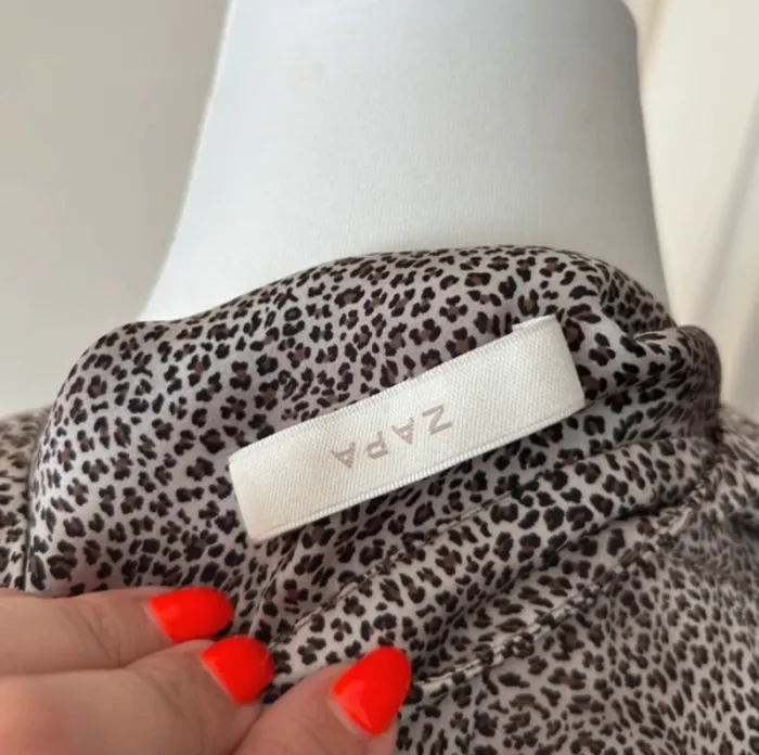 Zapa robe, imprimer léopard, fluide, femme,taille 42 - photo numéro 5