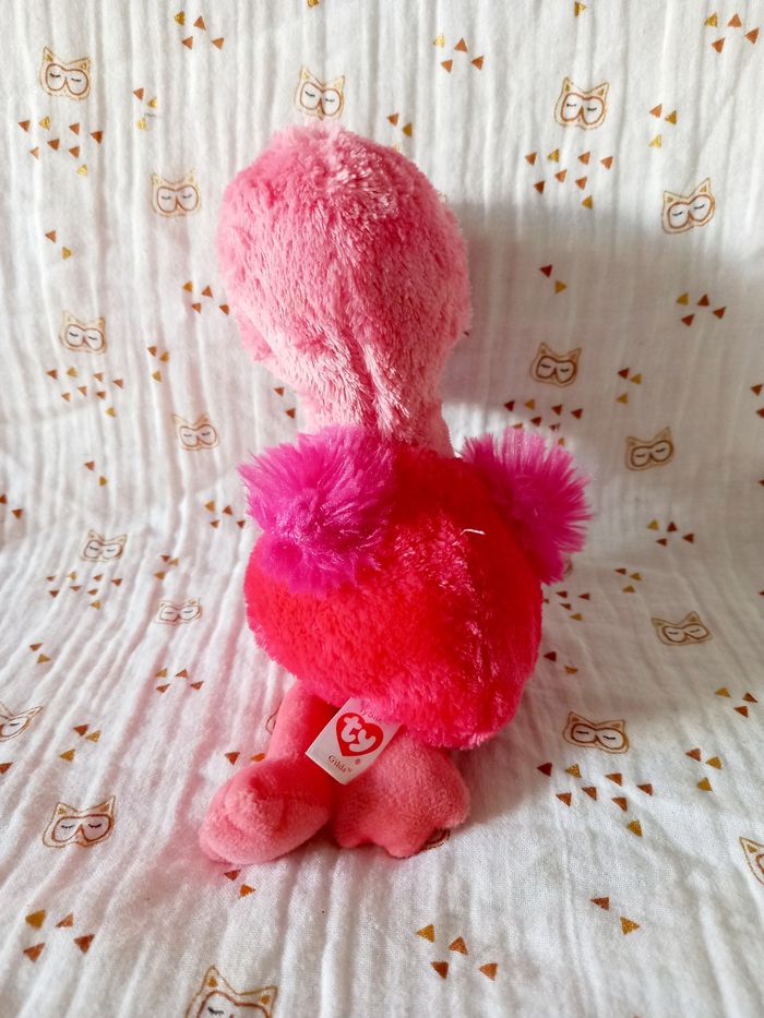 Peluche Flamant rose Gilda Ty - photo numéro 2