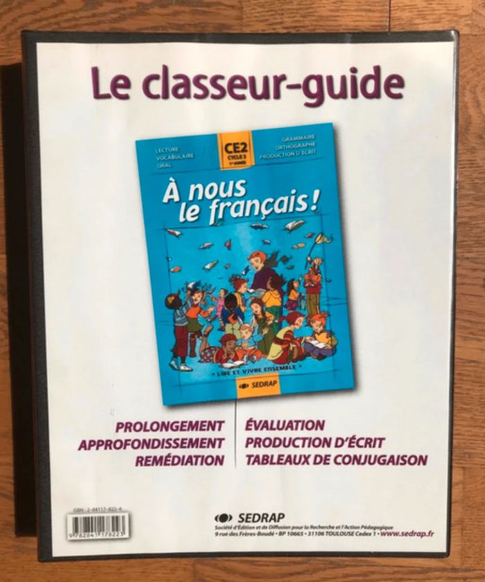 A nous le français CE2 - Classeur Ressources - SEDRAP