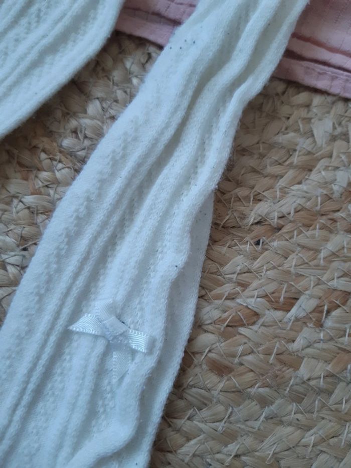 Robe rose et collant blanc 68 cm - photo numéro 9