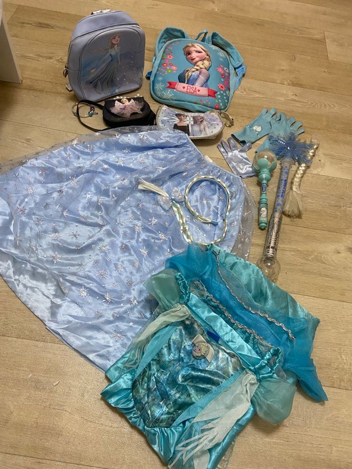 Lot Deguisement reine des neiges