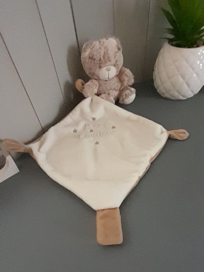Ours mouchoir mon doudou Tex baby