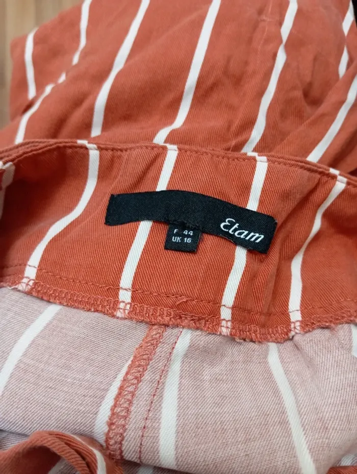 Pantalon fluide rayé Etam taille 44 - photo numéro 2