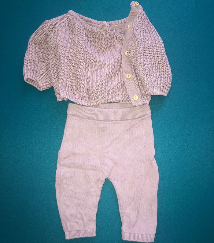 Ensemble gilet et pantalon 1mois