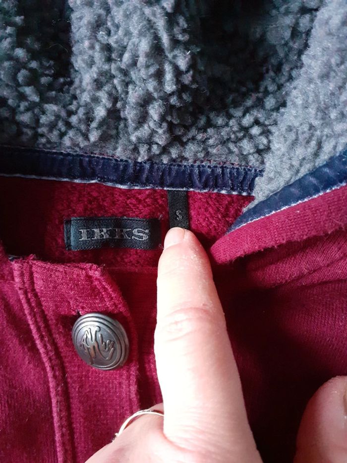 Veste chaude fille 14 ans rose foncée à capuche - photo numéro 7