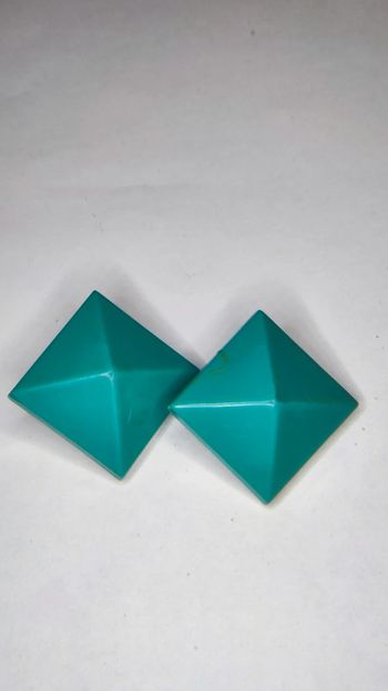 Clips d'oreilles vintage 80's