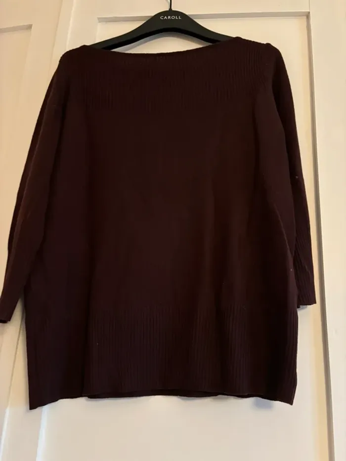 Pull bordeaux - photo numéro 2