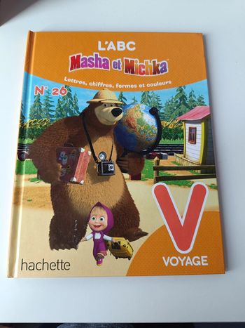 livre l'ABC misha et michka lettre V