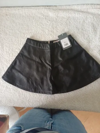 Jupe en simili cuir