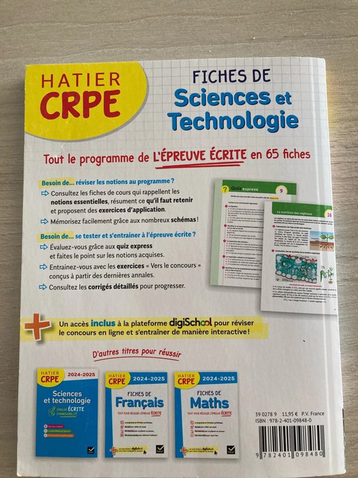 CRPE Sciences et Technologies – Livre de préparation concours - photo numéro 6