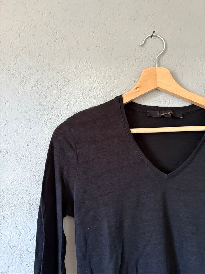 Top en lin taille S - photo numéro 2