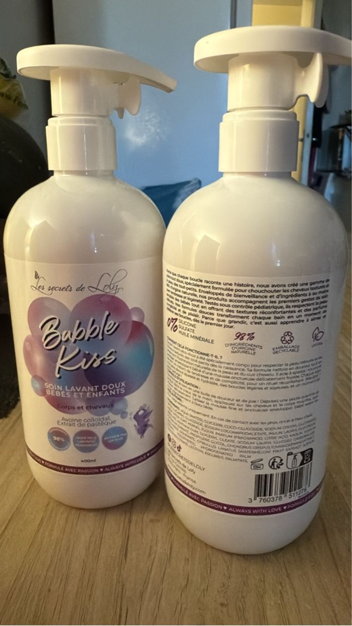 Les secrets de loly Soin cheveux et corps bubble kiss Neufs