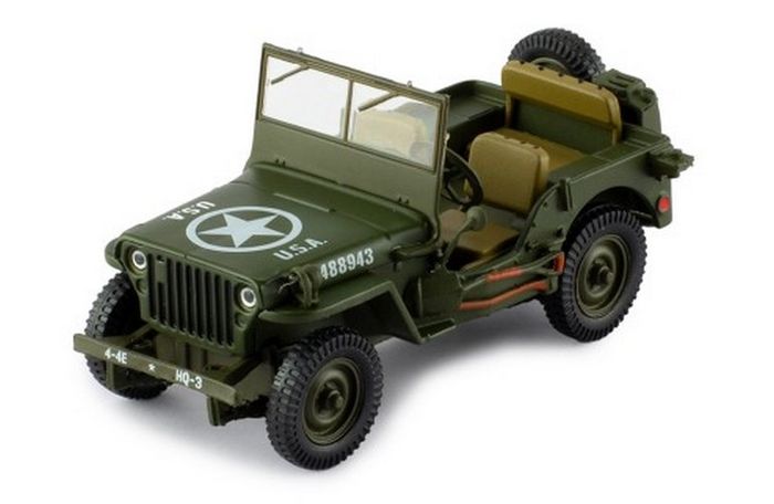 Jeep Willys MB 1943 Olive Ixo Model 1/43 clc567N.22 - photo numéro 8